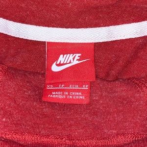 Nike Tops - Nike light weight red pullover with hood Nike Tops - Nike light weight red pullover with hood